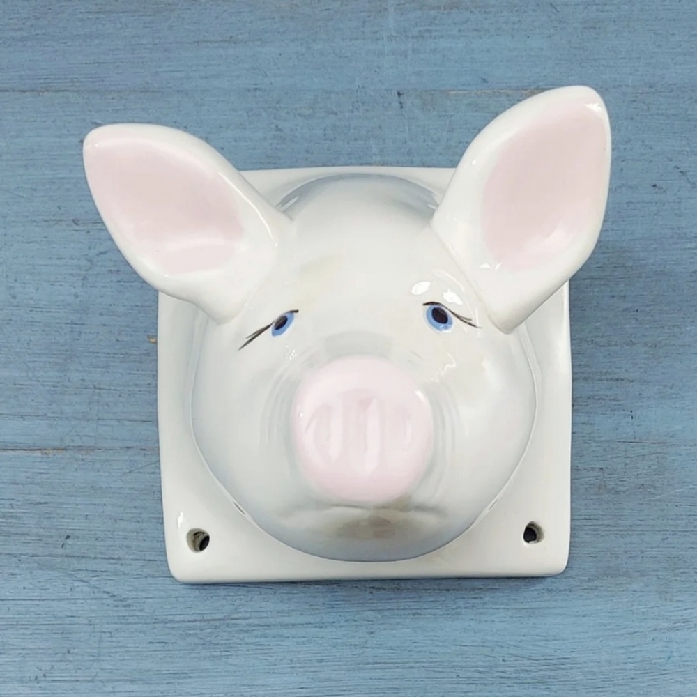 Vintage Ceramic Pig Bust - Picture 4 of 7